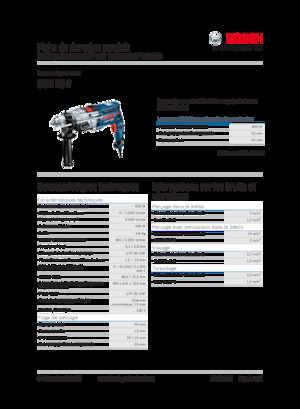 Taladros y destornilladores Bosch GSB 20-2