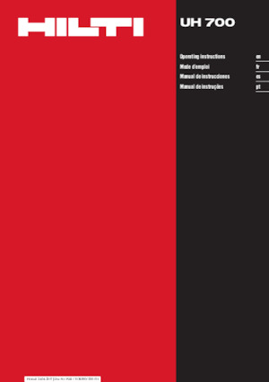 Taladros y destornilladores Hilti UH 700