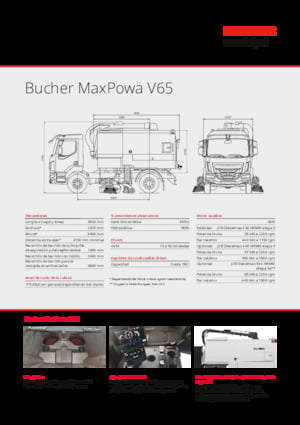 Camiones barredora duales Bucher-Schörling MaxPowa V65h