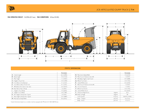 Dumperes articulados JCB 714