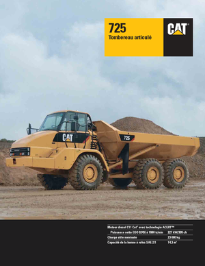 Dumperes articulados Caterpillar 725