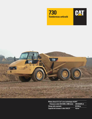 Dumperes articulados Caterpillar 730