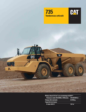 Dumperes articulados Caterpillar 735B