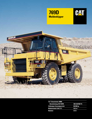 Autovolquetes Caterpillar 769 D