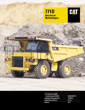 Autovolquetes Caterpillar 771 D