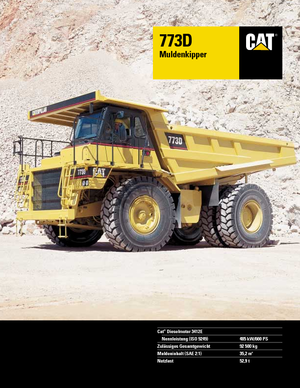 Autovolquetes Caterpillar 773 D