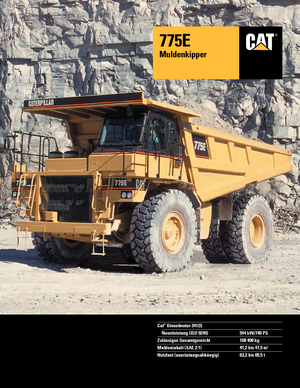 Autovolquetes Caterpillar 775 E