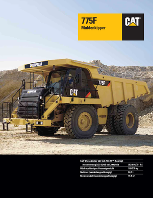 Autovolquetes Caterpillar 775F