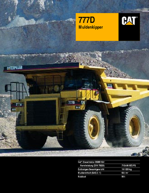 Autovolquetes Caterpillar 777 D