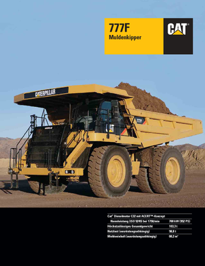 Autovolquetes Caterpillar 777F