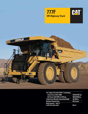 Autovolquetes Caterpillar 777F