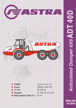 Dumperes articulados Astra AD 40