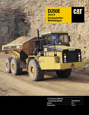 Dumperes articulados Caterpillar D 250 E