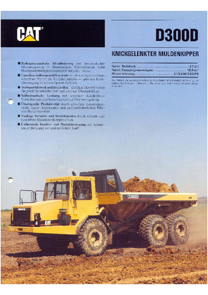 Dumperes articulados Caterpillar D 300 D