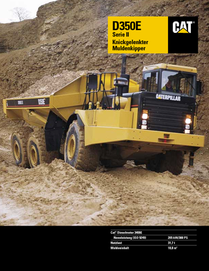 Dumperes articulados Caterpillar D 350 E