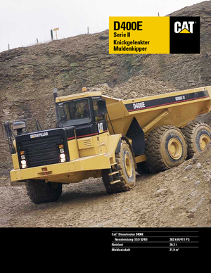 Dumperes articulados Caterpillar D 400 E