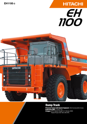 Autovolquetes Hitachi EH 1100-3