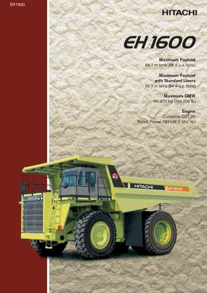 Autovolquetes Hitachi EH 1600