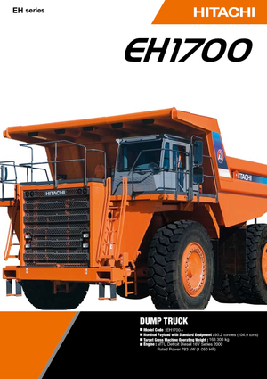 Autovolquetes Hitachi EH 1700