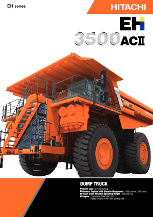 Autovolquetes Hitachi EH3500ACII