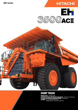 Autovolquetes Hitachi EH 3500