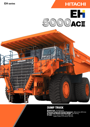 Autovolquetes Hitachi EH 5000 ACII
