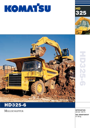 Autovolquetes Komatsu HD325-6/4WD