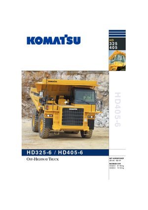 Autovolquetes Komatsu HD325-6