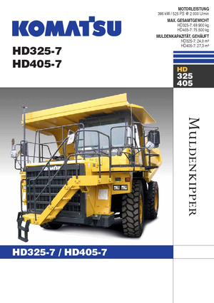 Autovolquetes Komatsu HD325-7