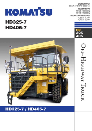 Autovolquetes Komatsu HD325-7