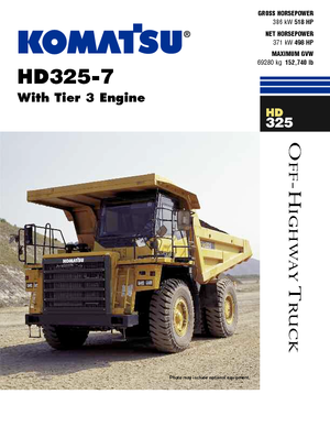 Autovolquetes Komatsu HD325-7