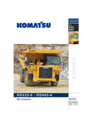 Autovolquetes Komatsu HD405-6A