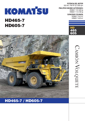 Autovolquetes Komatsu HD465-7E0