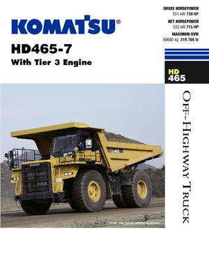 Autovolquetes Komatsu HD465-7E0