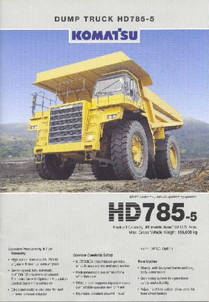 Autovolquetes Komatsu HD785-5