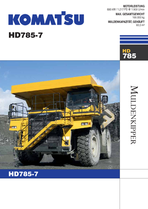 Autovolquetes Komatsu HD785-7
