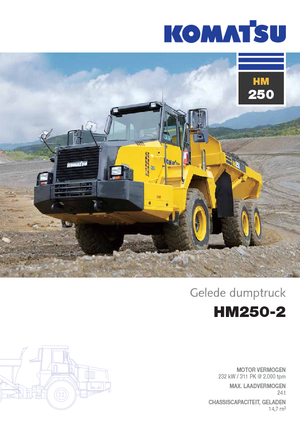 Dumperes articulados Komatsu HM250-2