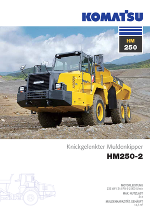 Dumperes articulados Komatsu HM250-2