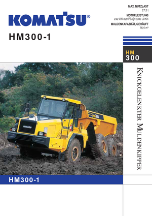 Dumperes articulados Komatsu HM300-1