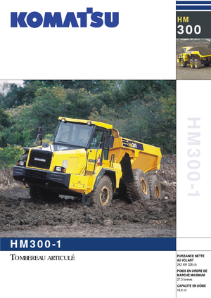 Dumperes articulados Komatsu HM300-1