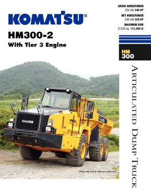Dumperes articulados Komatsu HM300-2