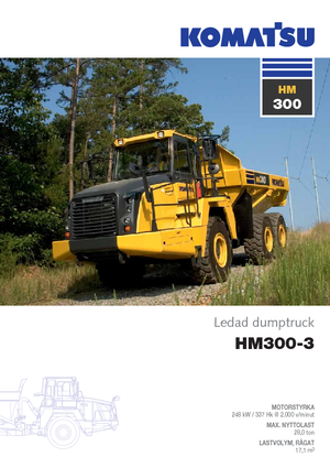 Dumperes articulados Komatsu HM300-3