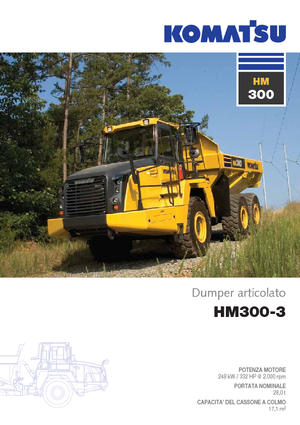Dumperes articulados Komatsu HM300-3