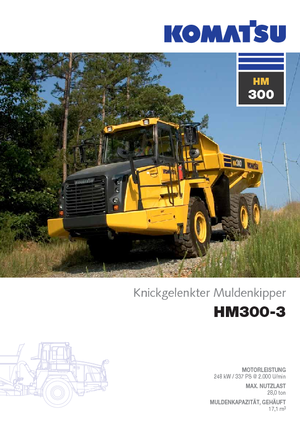 Dumperes articulados Komatsu HM300-3
