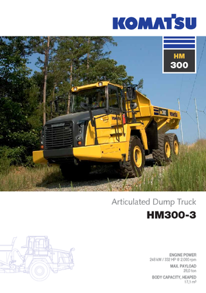 Dumperes articulados Komatsu HM300-3
