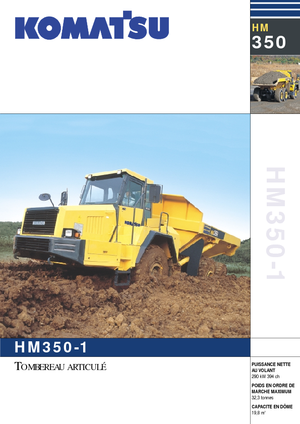 Dumperes articulados Komatsu HM350-1