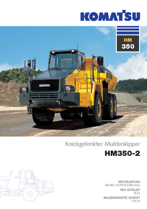 Dumperes articulados Komatsu HM350-2