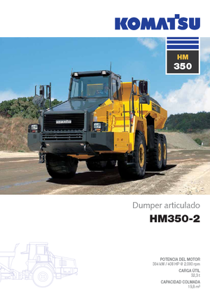 Dumperes articulados Komatsu HM350-2