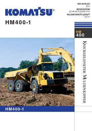 Dumperes articulados Komatsu HM400-1