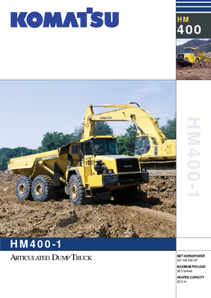 Dumperes articulados Komatsu HM400-1